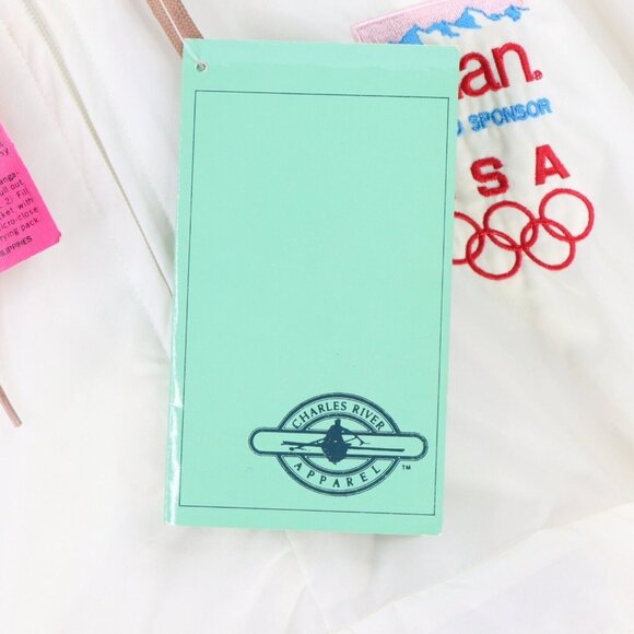 Vintage Charles River Apparel Anorak Jacket Men's Size Large Olympics USA 9905 - Picture 11 of 13